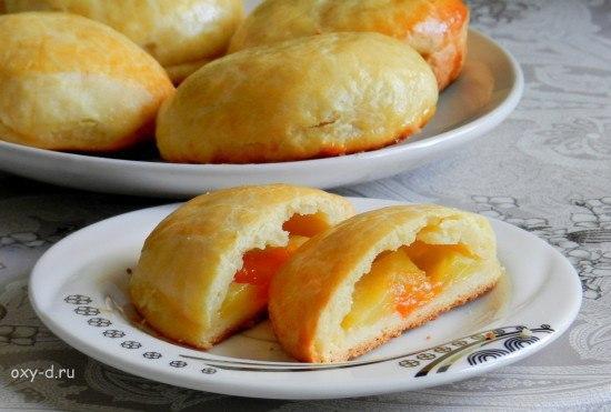 Творожно-яблочное печенье