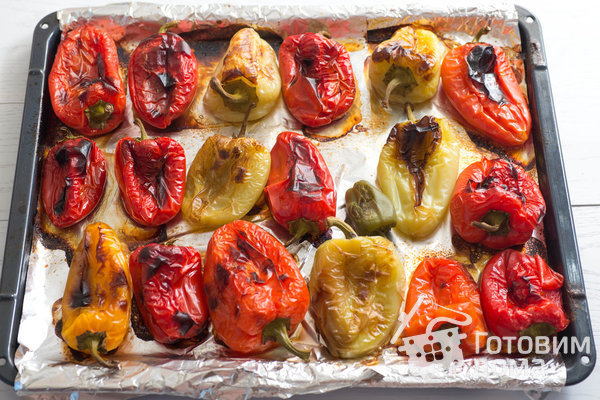 Печеный перец на зиму