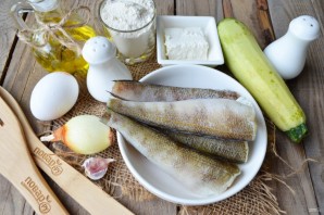 Рыбные котлеты с творогом и кабачками