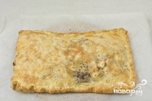 Греческий пирог с брынзой и мясом