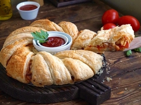 Быстрая закрытая пицца