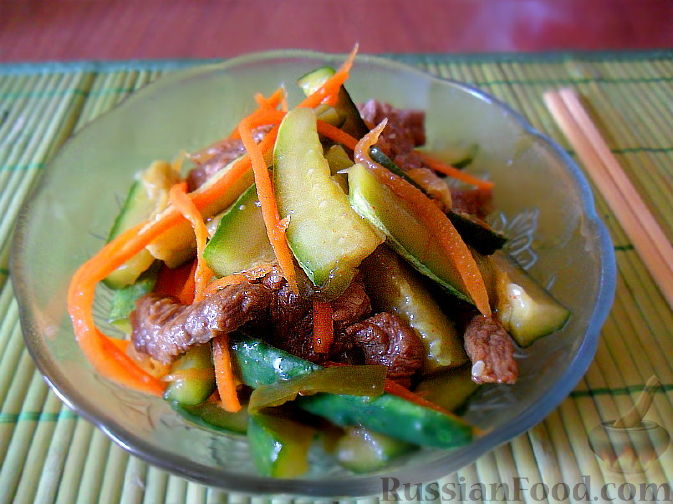 Огурцы по-корейски (кимчи из огурцов или веча)