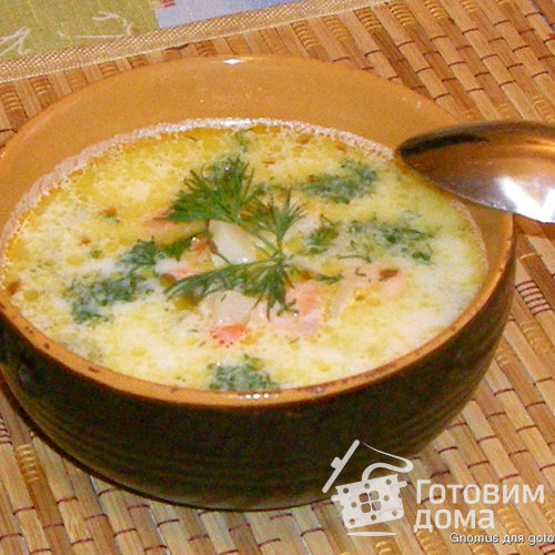 Суп из семги по-шведски