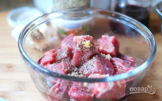 Шашлык в вине