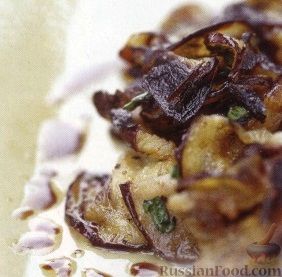 Салат из жареных баклажанов