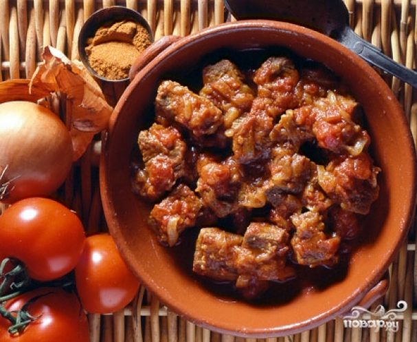 Гуляш из лосятины