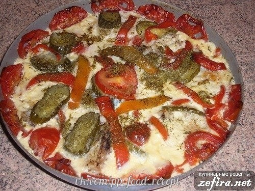 Запечёная рыба в молочном соусе