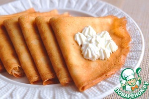 Блинчики простые с гречневой мукой