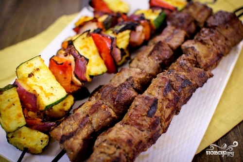 Шашлык из говядины мягкий