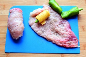 Киевские котлеты с перчиком по-мексикански