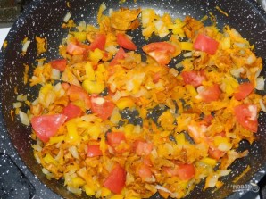 Щи с лисичками и болгарским перцем