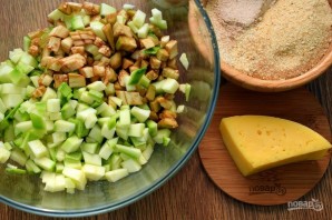 Котлеты из кабачков и баклажанов