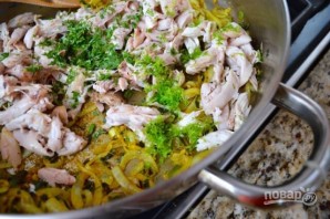 Роллы с курицей карри