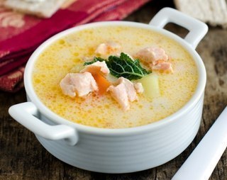 Сырный рыбный суп