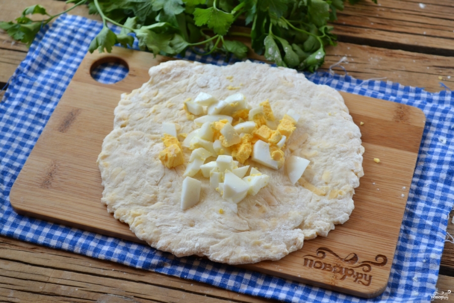 Сырные лепешки на кефире