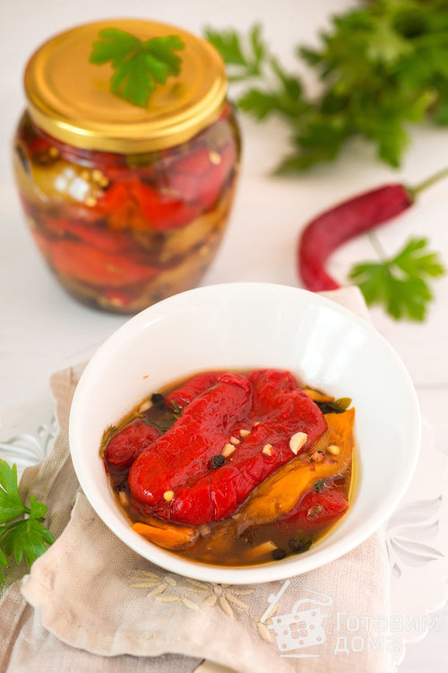 Печеный перец на зиму