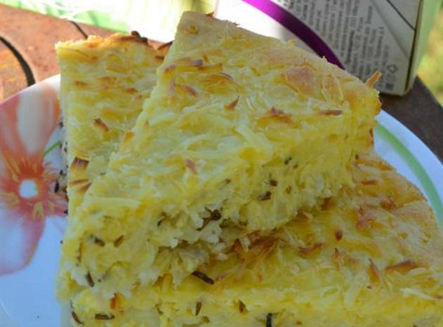 Запеканка из капусты с рисом