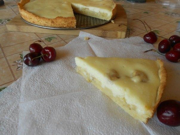 Очень нежный пирог с бананами